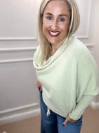 Asymmetric Knit, Pistachio image 1