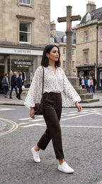 Amila Dotty Shirt, Off-White