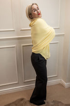 Asymmetric Knit, Lemon