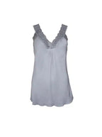 Lace Cami Vest, Light Grey image 2
