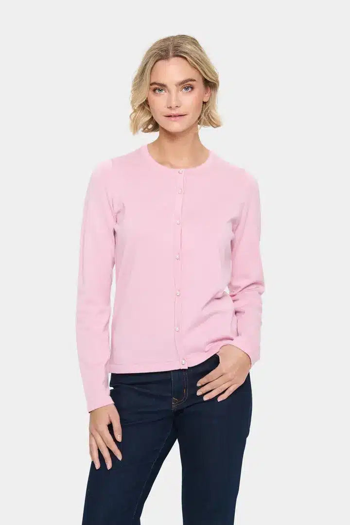 Jemma  Cardigan, Pink Nectar image 0