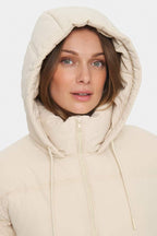Fey Short Puffer Jacket, Birch image 3