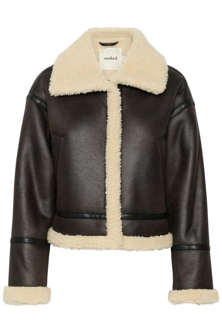Elora Aviator Jacket, Black image 5