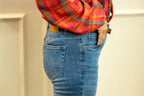 Twiggy 3/4 Length Jean, Mid Blue