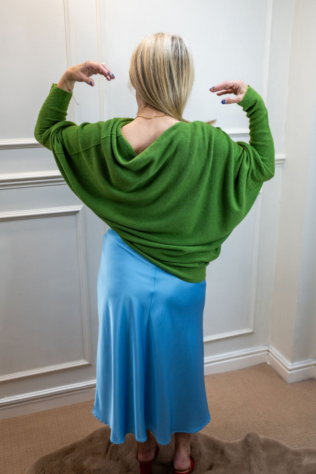 Asymmetric Knit, Fern