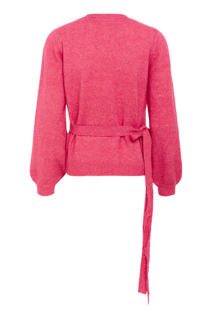 Larna Wrap Cardigan, Fruit Dove image 6