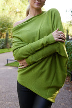Asymmetric Knit, fern image 2
