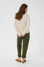 Junah Cardigan, Oat Melange image 3