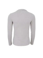 Faye Lurex Long-Sleeved Top, Pearl Silver colour image 2