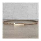 Celine Slim Belt, Taupe Leather image 0