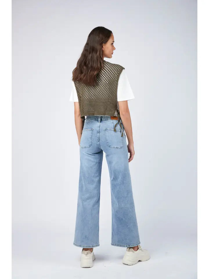 Rowan Jean - Wide Leg, Pale Wash image 6