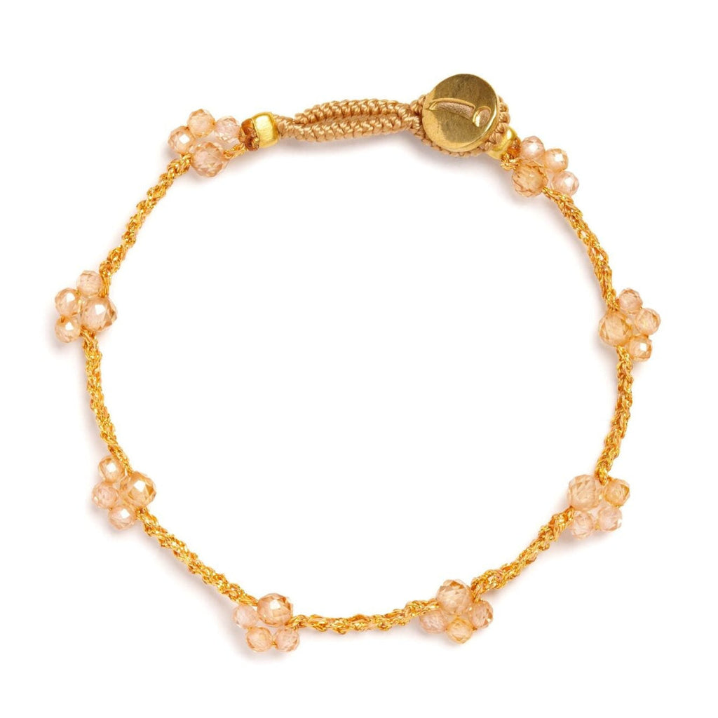 Bracelet Pippy Paw, Champagne Quartz