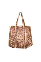 Angels Olive Canvas Quilted Tote Bag