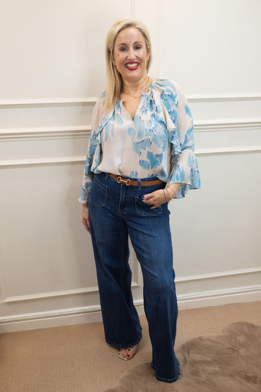 Claudine Jean, Denim Blue