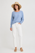 Romina Pullover, Rain-Washed Melange