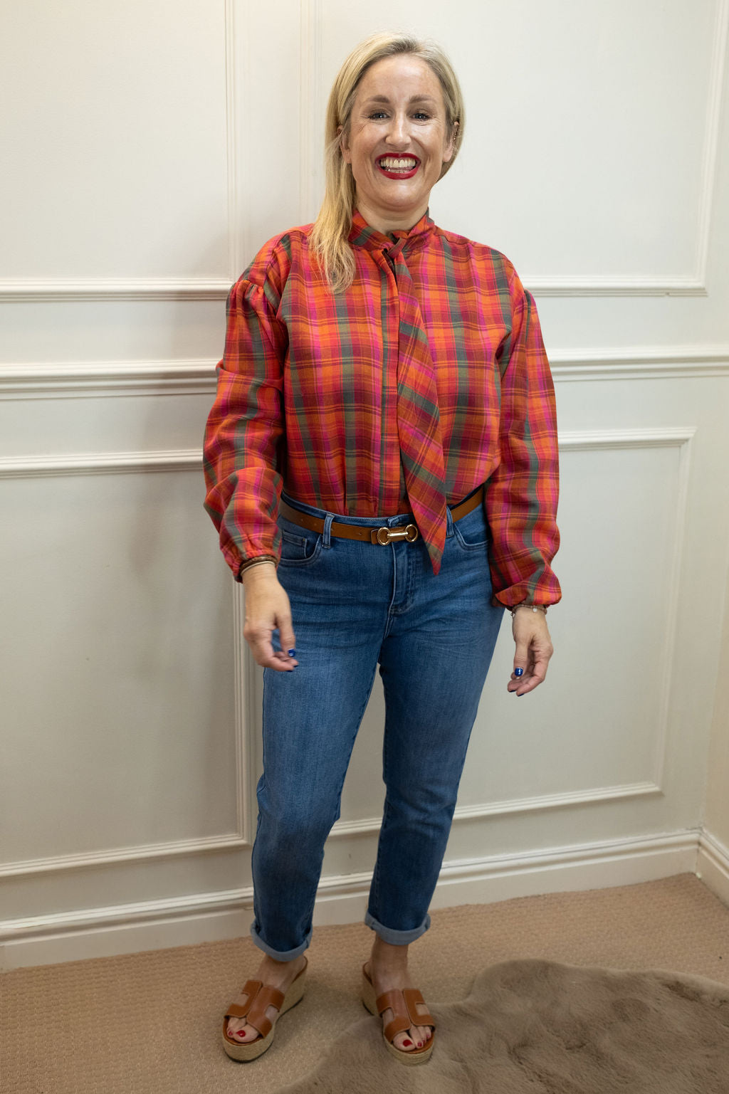 Twiggy 3/4 Length Jean, Mid Blue