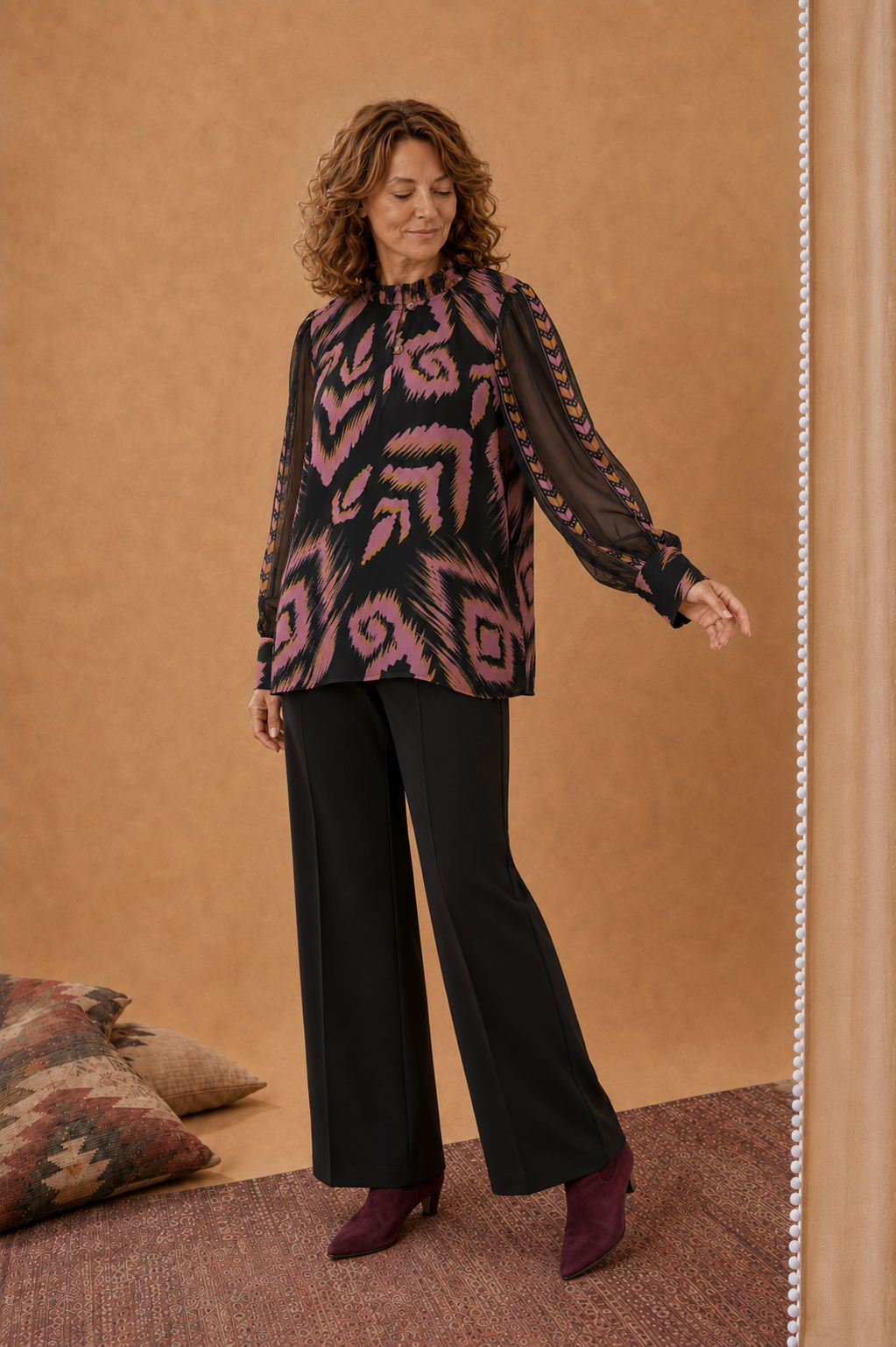 Evanna Printed Blouse