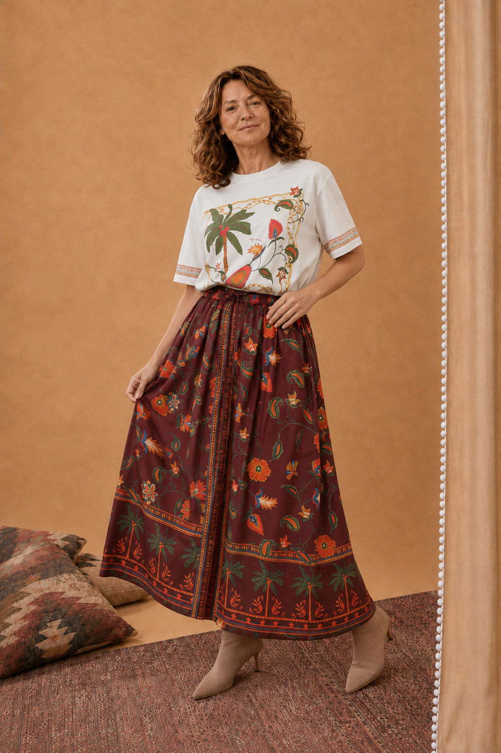 Bernie Printed Skirt