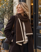 Celia Scarf, Chocolate Brown