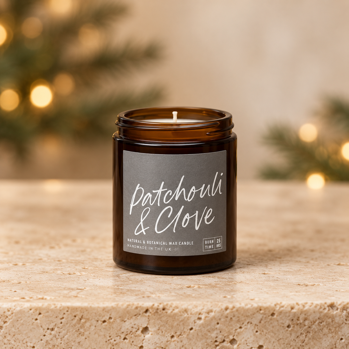Patchouli & Clove, Beeswax & Rapeseed Candle - 120ml