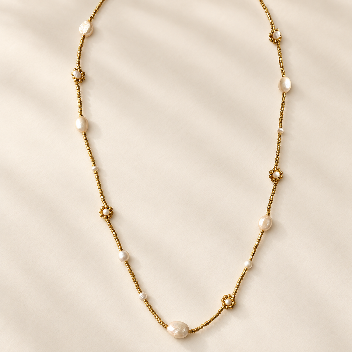 Necklace Pearl Flower