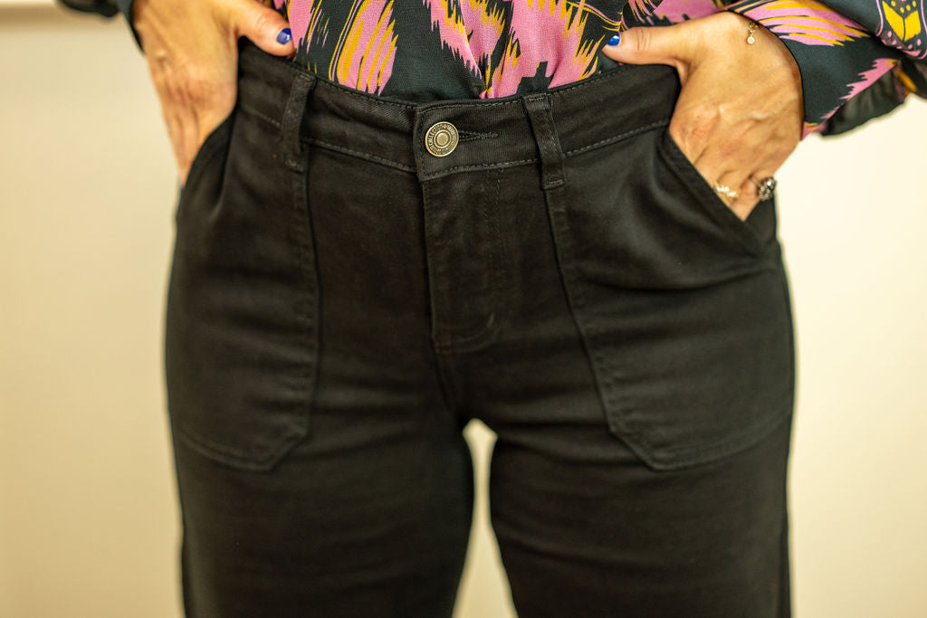 Alder Jean - Wide Leg, Black