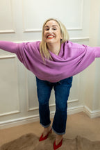 Asymmetric Knit, Heather