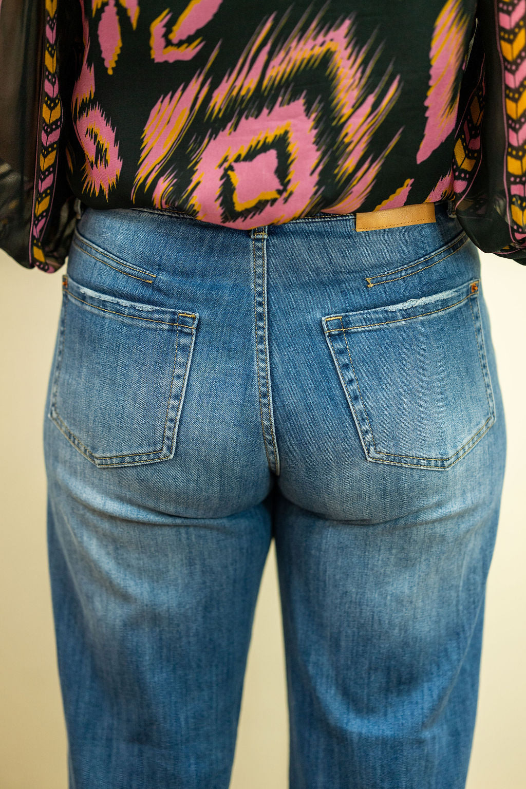 Birch Jean, Mid-Blue Denim