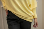 Asymmetric Knit, Lemon