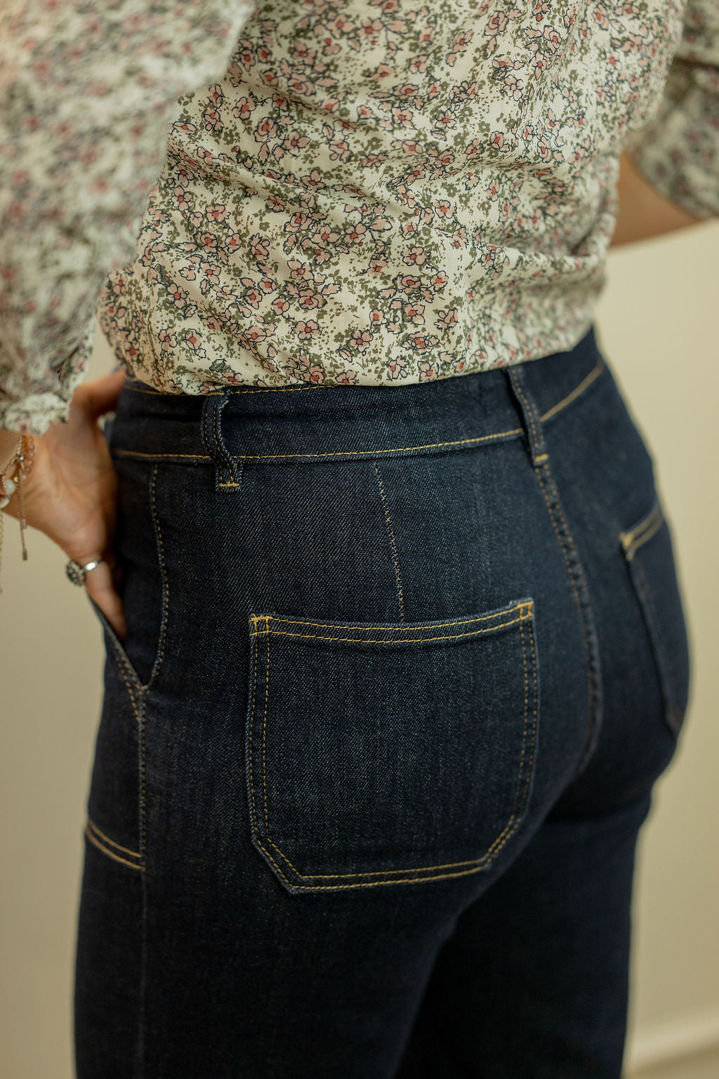 Rowan Jean - Wide Leg, Inky Navy