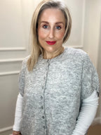 Sanny Cardigan,Light Grey Melange