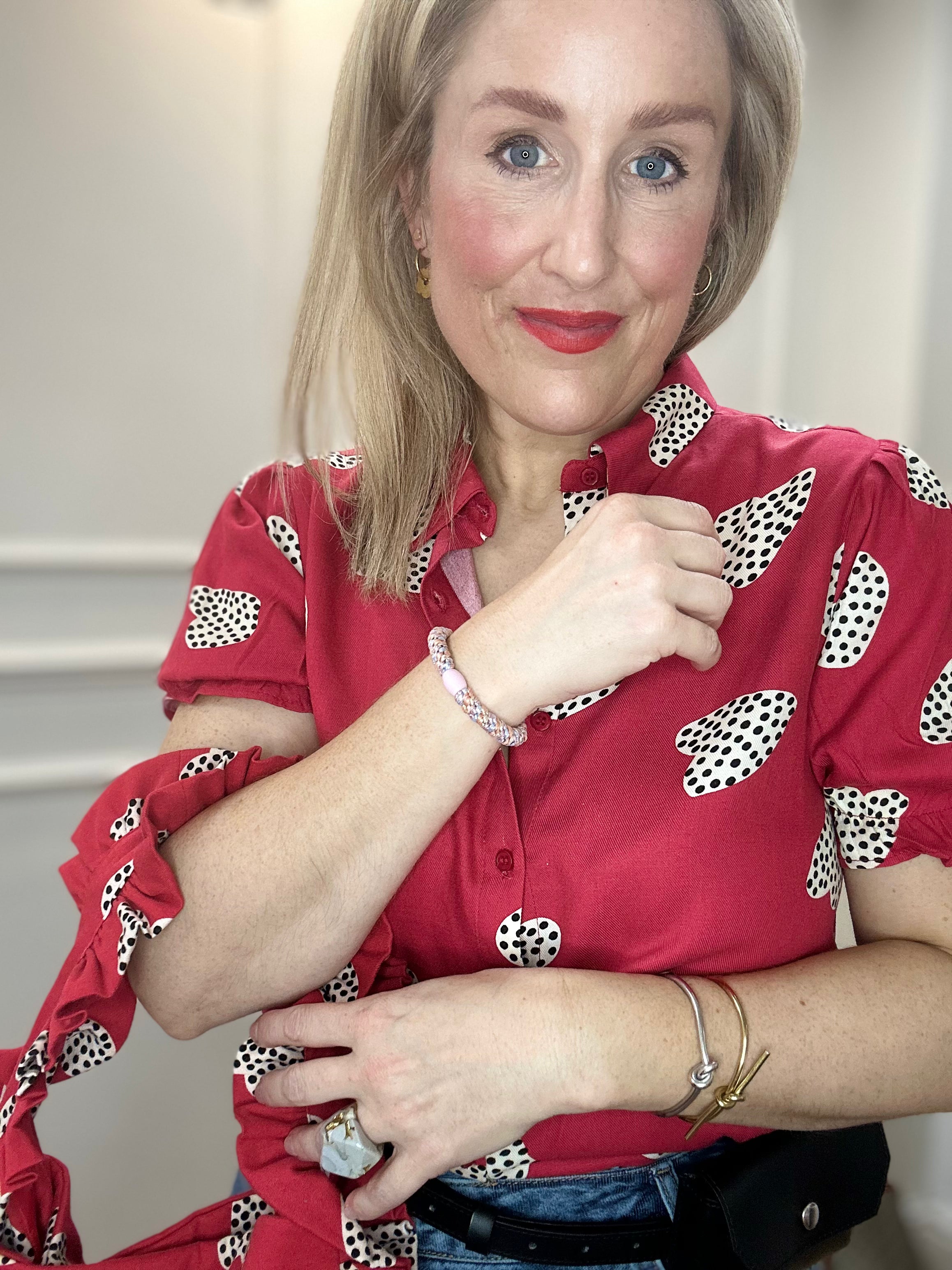 Estela Shirt, Harmony Red