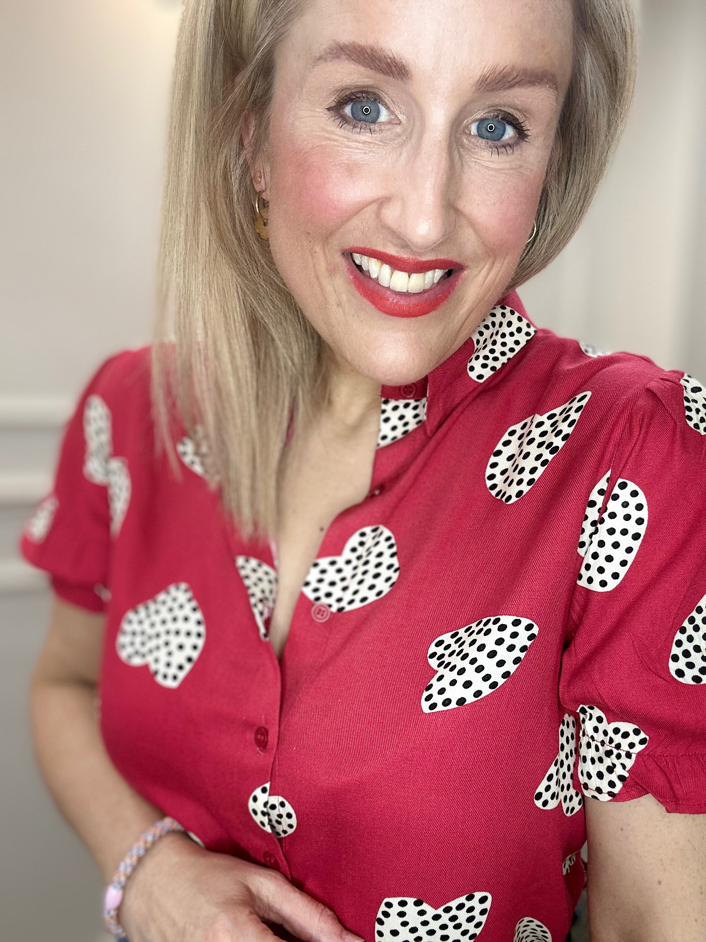 Estela Shirt, Harmony Red