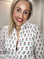 Eloise Cotton Dress, Rosewater Bloom
