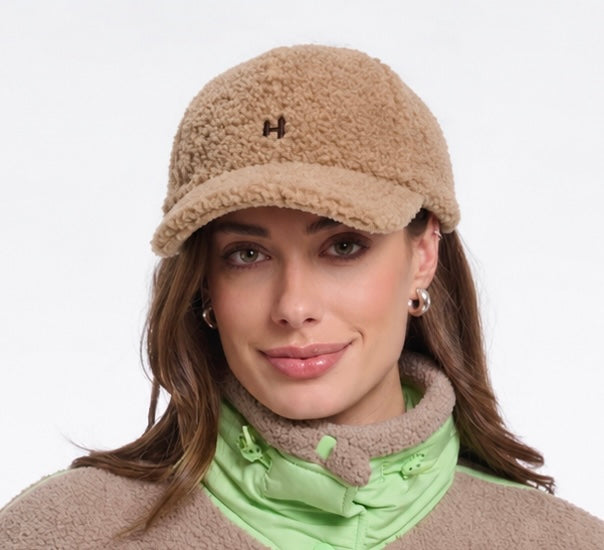 Teddy H Baseball Cap, Mocha