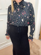 Tarot Reader Blouse, Black