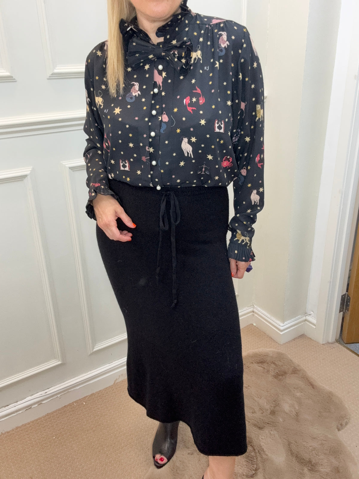Tarot Reader Blouse, Black