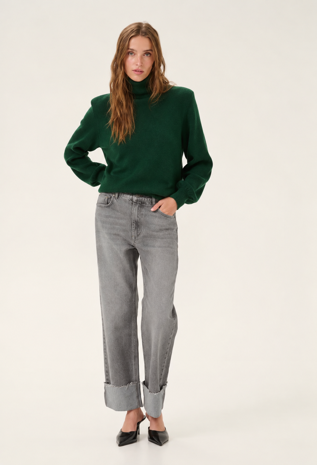 DallasMW 139 High Straight Y, Light Grey Wash