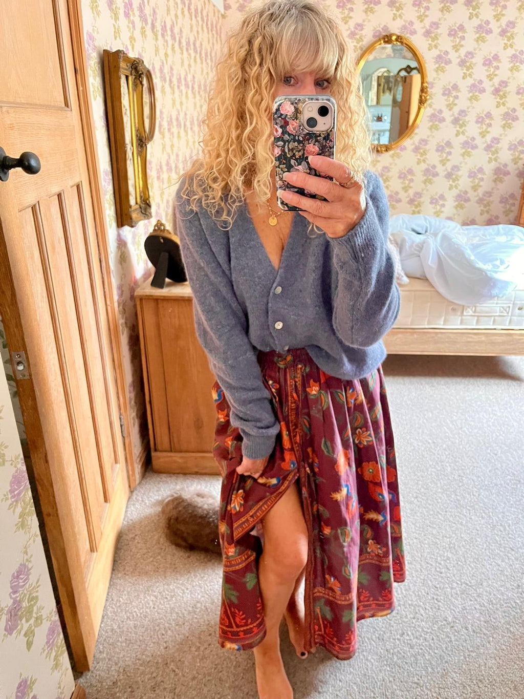Joyful Cardigan, Smoky Blue