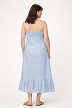 Vilde Strap Dress, Cashmere Blue