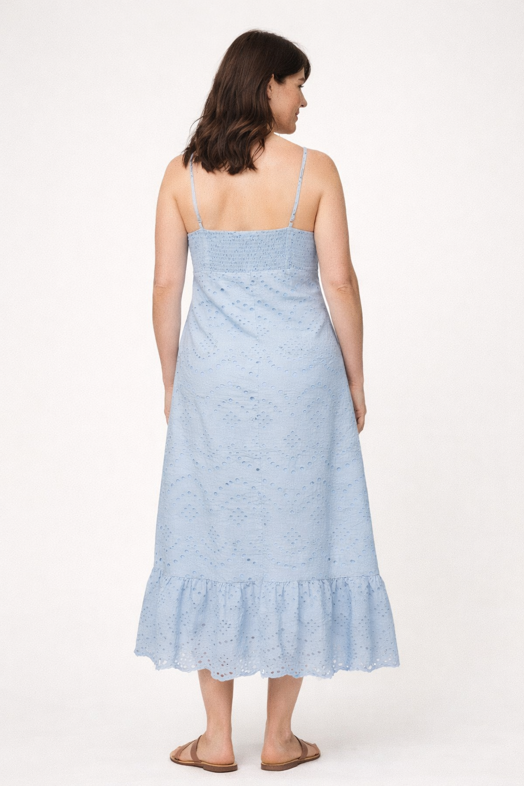 Vilde Strap Dress, Cashmere Blue