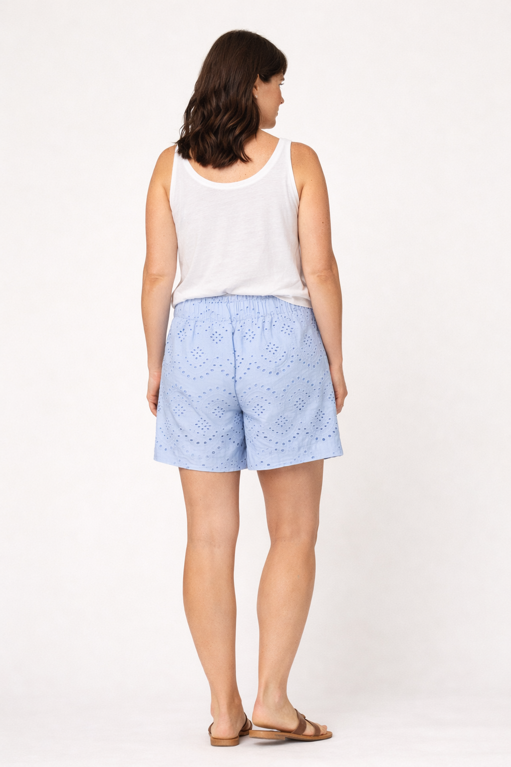 Vilde Shorts, Cashmere Blue
