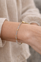 Lulu Stone Dot Labradorite Bracelet