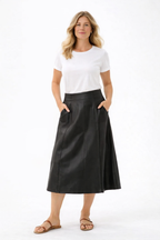 Paloma Skirt, Pitch Black