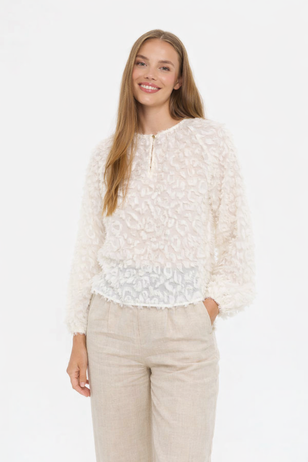 Nilsine Blouse, Ice