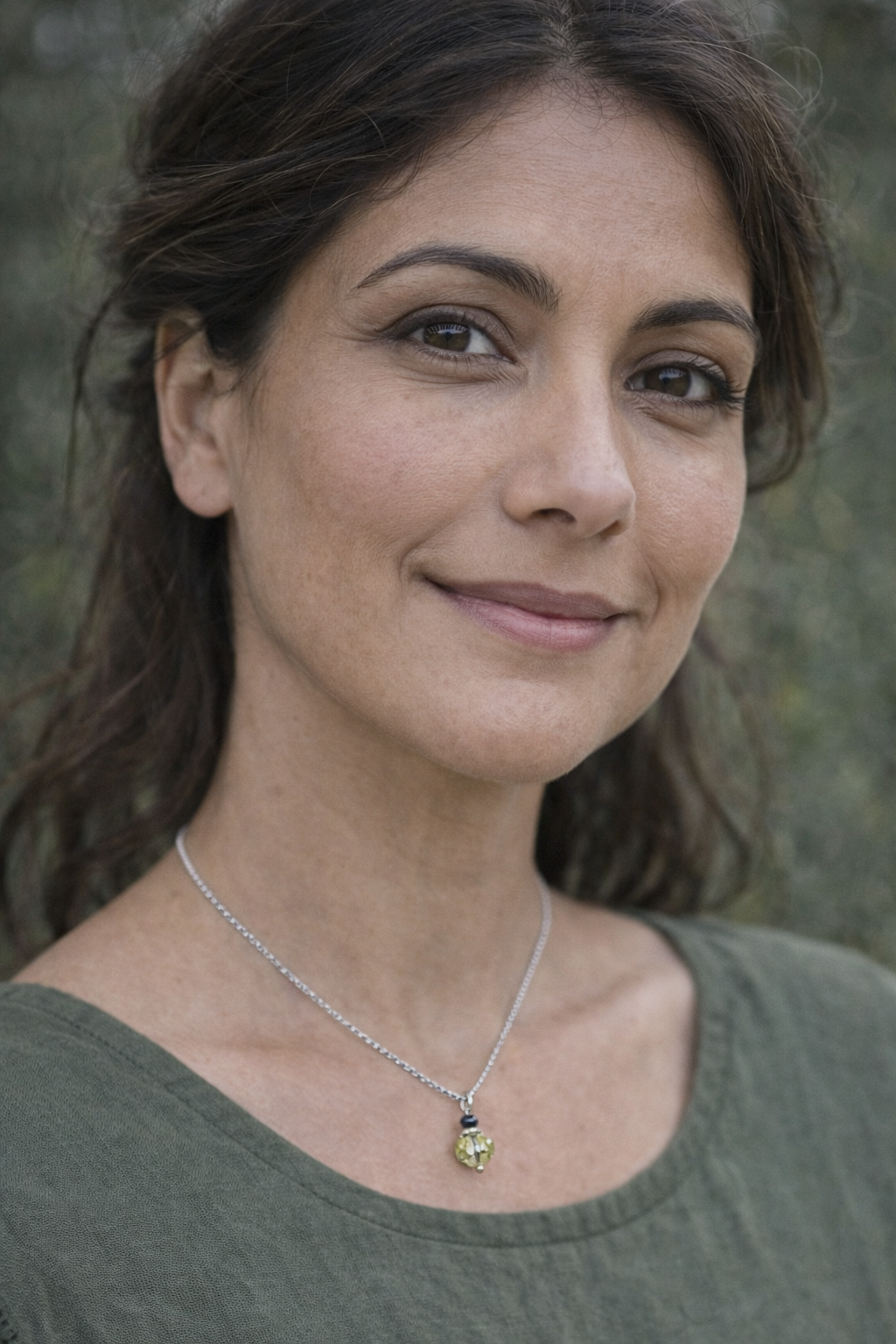 Silver Hematite Belle Chain Necklace