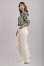 Rowan Jean - Wide Leg, Biscuit