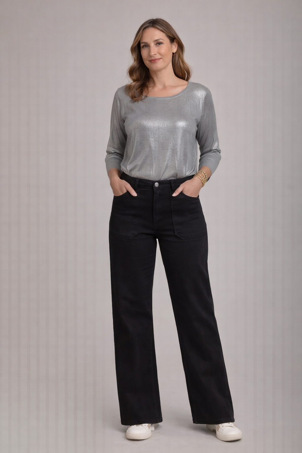 Alder Jean - Wide Leg, Black