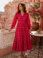 Philippa Cotton Dress, Ruby Bazaar