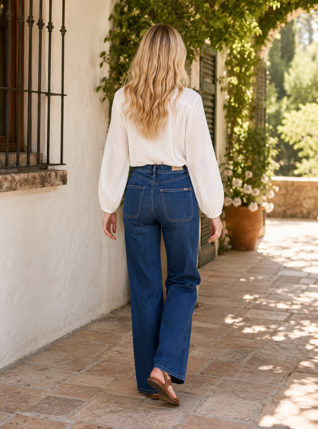 Rowan Jean - Wide Leg, Dark Indigo